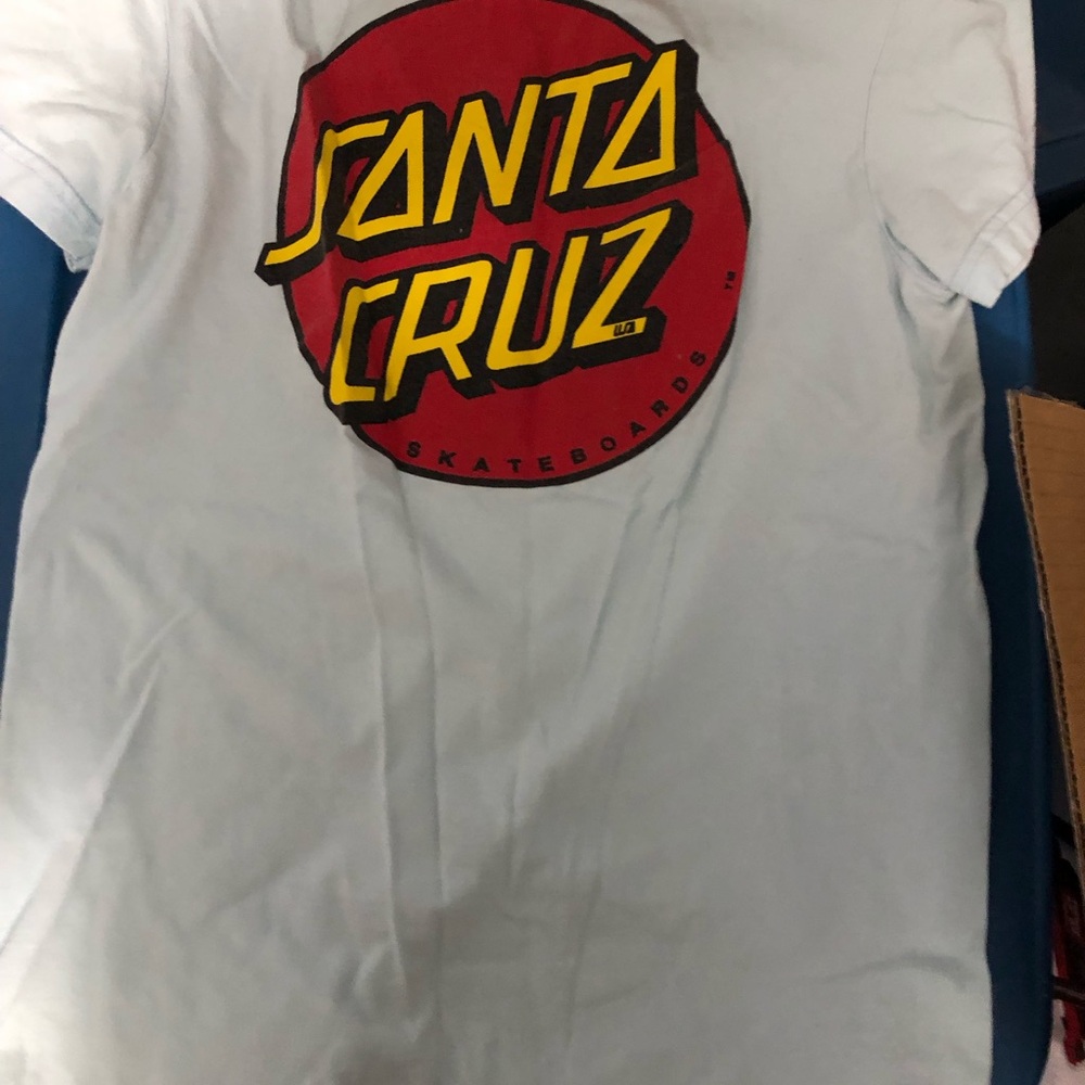 Santa Cruz Skateboards' Light Blue Graphic Tee - Picture 2 of 4